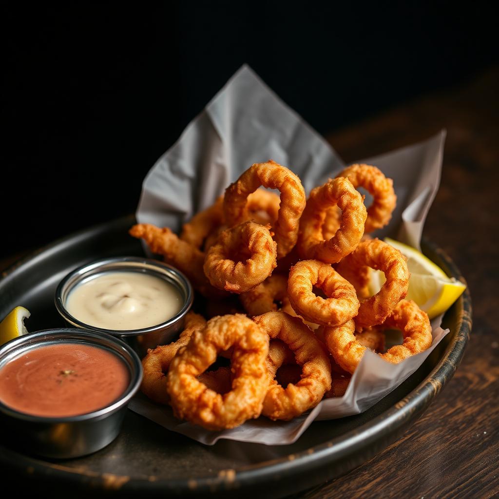 Crispy calamari